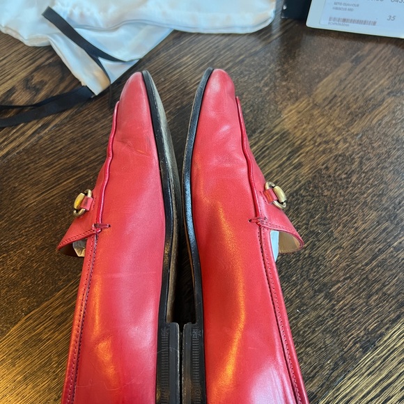 Gucci Jordan loafer size 5 in red - Picture 5 of 9